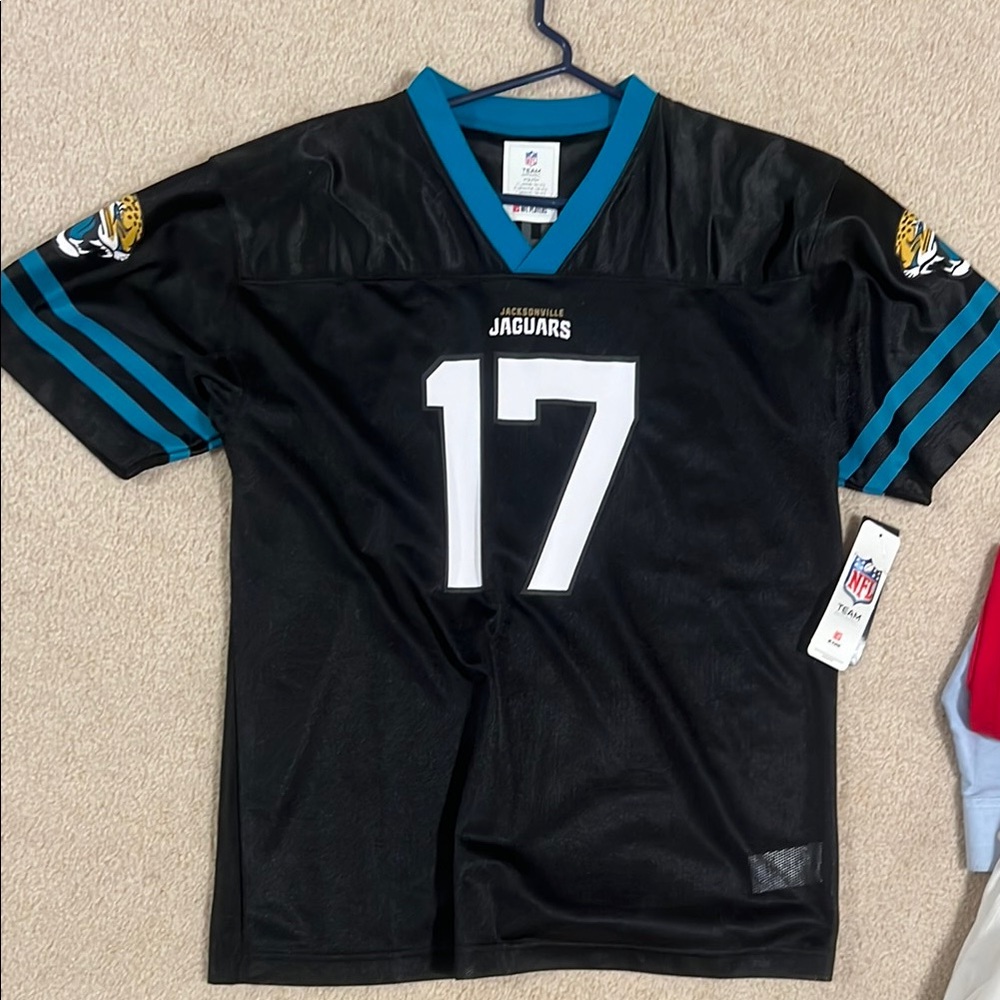 Black and Teal Jaguars Jersey